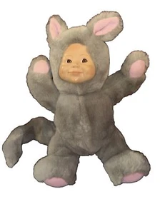 Anne Geddes Cat Porcelain Face Baby doll with plush body - Picture 1 of 7
