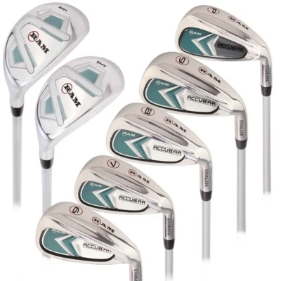 Ram Golf Accubar Damas Mano Derecha Pequeño Grafito Hierro Juego 6-PW-HÍBRIDO INCLUIDO Foto 1 de 4