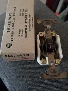 Smith & Stone 3 Way Toggle Switch #1823 NOS - Picture 1 of 4