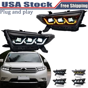 LED Headlight For 2012-2014 Toyota Highlander L LE XLE Head Front Lamp Assembly - Picture 1 of 19
