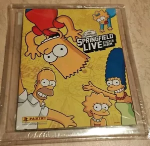 The Simpson Springfield Live Album + Set Completo Figurine Panini - Foto 1 di 5