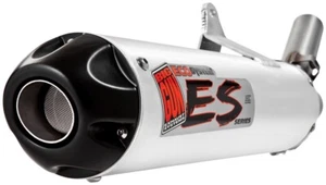 Escape sin cordones Big Gun ATV ECO de aluminio/acero inoxidable cepillado 07-1302 - Imagen 1 de 1
