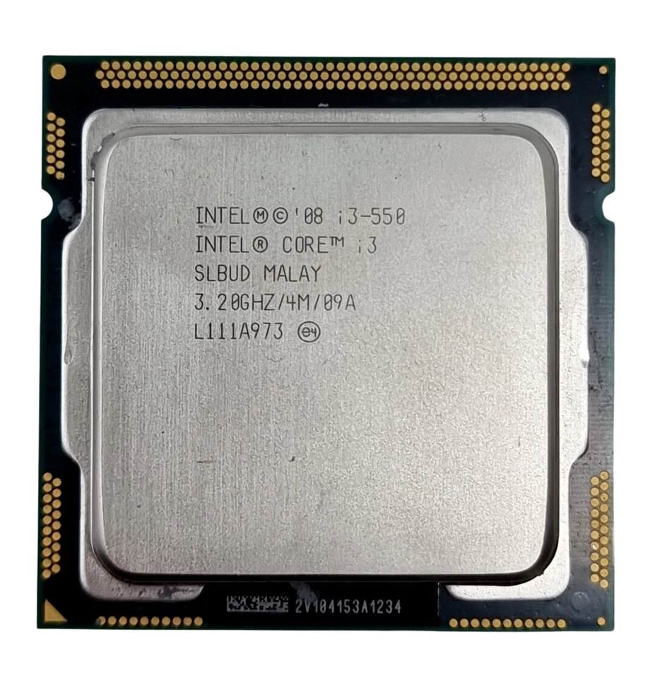 Intel Core i3-550 SLBUD 3.2GHz Dual Core 4MB Socket LGA1156 CPU Processor - Image 1 of 1