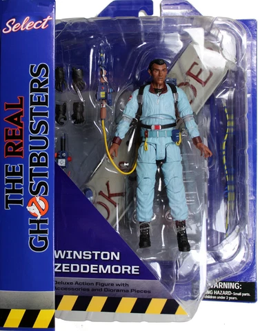 The Real Ghostbusters ~ WINSTON ZEDDEMORE ACTION FIGURE ~ DST Diamond Select Cover