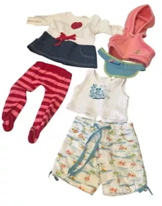 American Girl Doll Outfits Island Vacation Hawaii and Shirt and Pants 6 Pieces - Picture 1 of 5