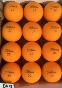 Lotto di 12 palline da golf Titleist Velocity arancione opaco 5/4a D113 - Foto 1 di 2