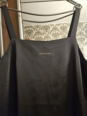 Calvin Klein Kleid Schwarz Neu Gr. L Original Latzkleid - Bild 1 von 4