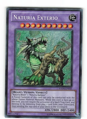 Yugioh NATURIA-EXTERIO , ha04-en055 Secret Rare englisch Near Mint  - Bild 1 von 2