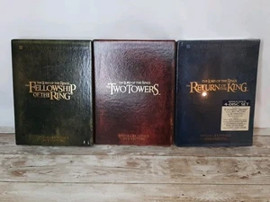 The Lord of the Rings Trilogy Special Extended Edition DVDs 2 EUC/ 1 NIB Sealed - Picture 1 of 9