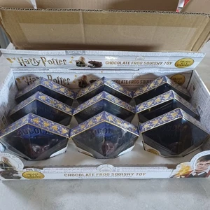 Harry Potter Chocolate Frog Squishy Toy Collectible with Sticker - Lot Of 9 - Picture 1 of 13