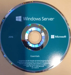 Microsoft Windows Server 2016 Essentials nur DVD OHNE Lizenz Code - Bild 1 von 1