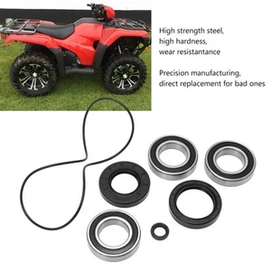 Rear Wheel Axle Bearing Seal Kit Steel Rubber ATV Replacement Parts For TRX250 - Picture 1 of 23