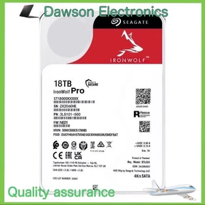 Seagate IronWolf Pro ST18000NT001 18 TB 7200 RPM 256 MB 6 Gb/s 3,5 HDD interno SATA - Foto 1 di 3