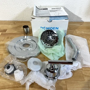 Moldura de ducha Moen cromada Gibson Posi-Temp -- Modelo# T2902EP - Casi completa - Imagen 1 de 23