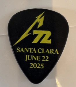 Official Metallica 2025 Night Two June 22 Santa Clara Show Date Guitar Pick - Picture 1 of 2