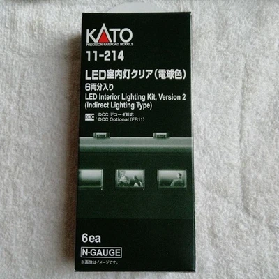 KATO N Gauge LED Interior Light Clear Bulb Color 6 Cars Set 11-214 Model Train - Image 1 of 4