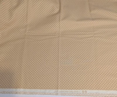 Tela de algodón color beige oscuro neutro patrón a cuadros por Brother Sister Design... Foto 1 de 3