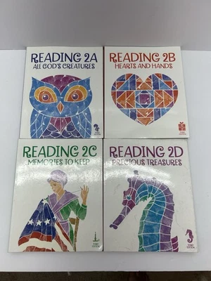BJU Press Reading Third Edition Books 2A 2B 2C and 2D ~ Christian Homeschool - Image 1 of 3