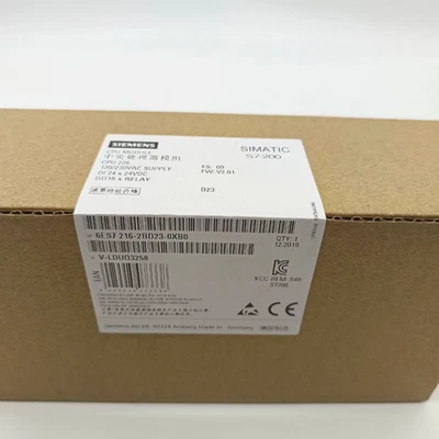 Nova CPU Siemens 6ES7216-2BD23-0XB0 6ES7 216-2BD23-0XB0 SIMATIC S7-200 226 - Imagem 1 de 4
