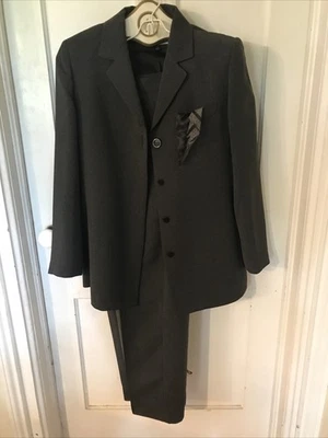 Le Suit Pantalón Traje Mujer’ 12P Gris Carbón Blazer Chaqueta y 12P Pantalones de Vestido ¡Guau! Foto 1 de 4