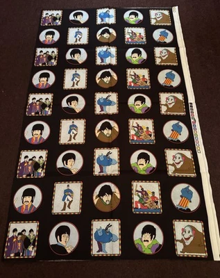 2008” Yellow Submarine “ Beatles Fabric ( 1 Yard/44’ Inches) - Image 1 of 4
