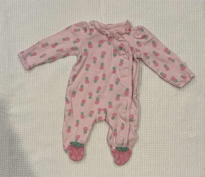 Dormitorio de piña rosa Carters NB Foto 1 de 3