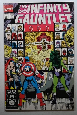 The Infinity Gauntlet #2 (91 de agosto) Hermoso casi nuevo - ¡Estado! Foto 1 de 2