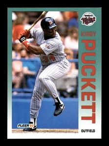 Kirby Puckett ⚾ 1992 Fleer Baseballkarte #217 Minnesota Twins HOF - Bild 1 von 2