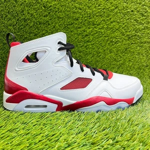 Nike Air Jordan Flight Club 91 Hombres Talla 11 Blanco Rojo Zapatos de Baloncesto Tenis - Imagen 1 de 11