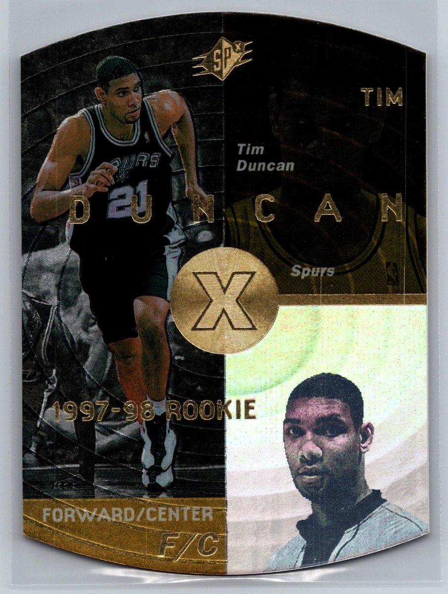 Fleer Tim Duncan Basketball 1997-98 Season Sports Trading Cards