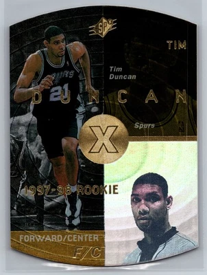 Tim Duncan 1997 SPX RC #37 ROOKIE GOLD SAN ANTONIO SPURS Foto 1 de 2