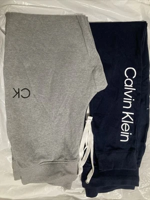 Calvin Klein Women’s Lounge Jogger 2 Pack Navy/gray Repackaged Small - Image 1 of 2