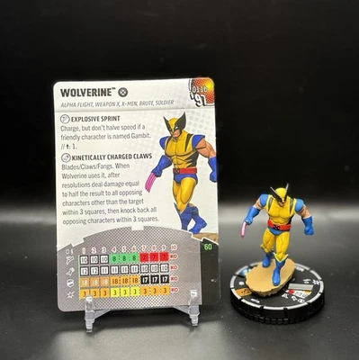 Marvel Heroclix  X-Men '97  Wolverine 011b Chase - Image 1 of 2