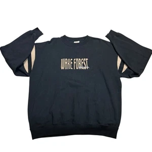 Herren Wake Forest University Sweatshirt - Größe XL - Black And Gold Demon Deacons - Bild 1 von 4