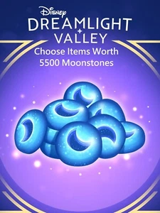 Artículos de Disney Dreamlight Valley hasta 5500 piedras lunares/piedras lunares premium - Imagen 1 de 1