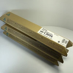 RICOH MP C3055 Cyan X3 Genuine Toner Cartridge 83g EDP 841607 - Bulk Lot - Bild 1 von 5
