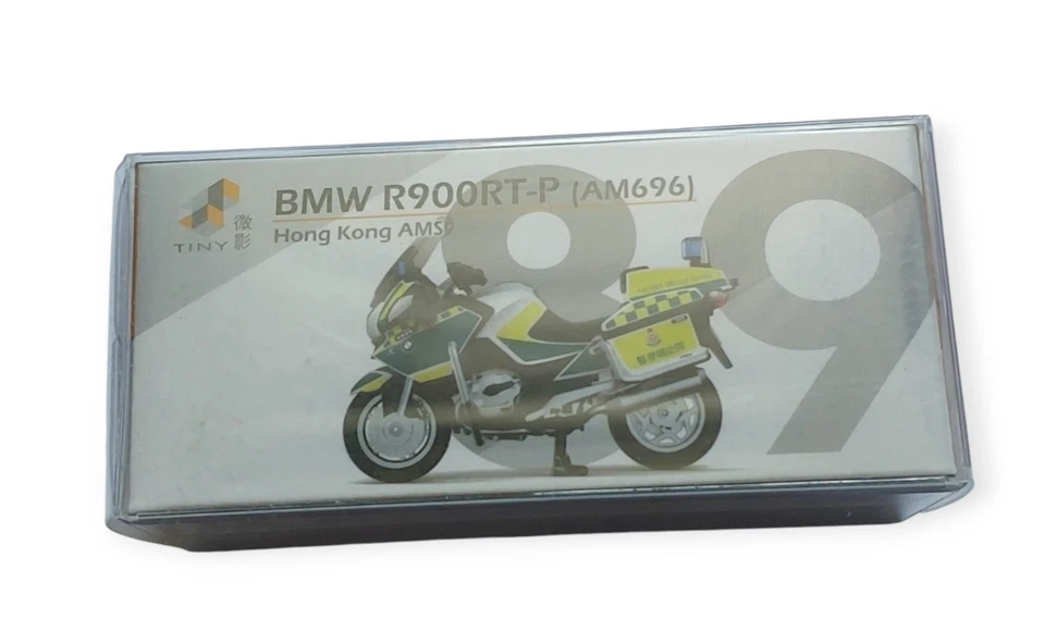 Tiny City 89 Hong Kong BMW R900RT-P HKAMS Ambulance Motorcycle AM696 1:43 - Image 1 of 1