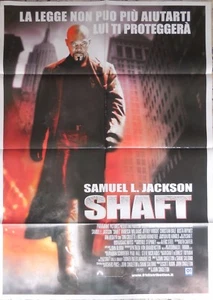 manifesto movie poster 2F SHAFT SAMUEL J.JACKSON CINEMA - Foto 1 di 1