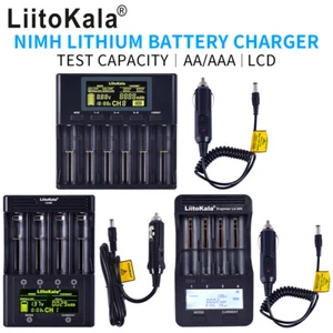 Liitokala Akku Ladegerät Smart LCD Tester für AA AAA NiMH Nicd Lii-600 USB - Bild 1 von 24