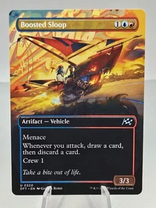 Boosted Sloop (Borderless) - Aetherdrift - MTG - NM/M - Picture 1 of 1