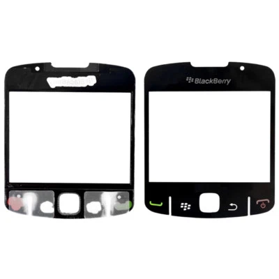 New Blackberry OEM Front Lens Replacement Screen for CURVE 8520 8530 -  BLACK - Image 1 of 3