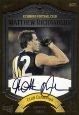 AFL Richmond Hall Of Fame&Immortals Tin Set Signature Card Matthew Richardson
