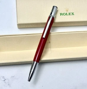Bolígrafo Rolex Oyster rojo rubí - Imagen 1 de 6