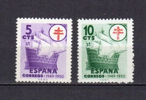 Espagne 1949 oeuvres antiberculeuses 2 timbres non oblitérés /TE5223b - Picture 1 of 1