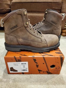 Las mejores ofertas en Botas de Punta de Acero WORX superior de cuero para  hombres | eBay