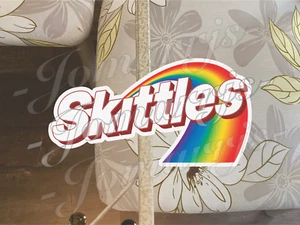Skittles Logo Candy Brand Custom Vinyl Sticker Decal fan car tumbler laptop - Picture 1 of 2