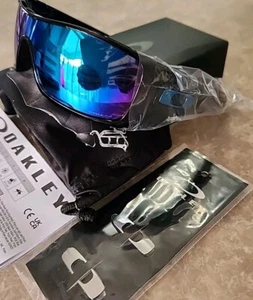Oakley Men's Sunglasses Batwolf oo9101-5827 Polished Black Prizm Sapphire 130 - Picture 1 of 10