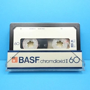 🍒 1x BASF chromdioxid II 60 * IEC II Type 2 * Cassette Kassette кассета * 1981 - Bild 1 von 3