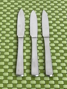 Gense FACETTE Stainless 3 Fruit Knives Satin Extra Sweden Flatware - Picture 1 of 9