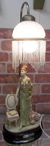 Vintage OK Collection Turn of the Century Lady With Flower Chair Antique Rare - Picture 1 of 15